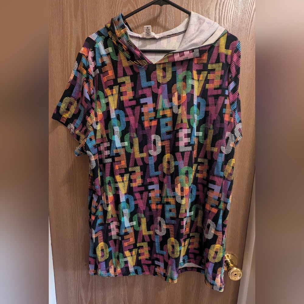 Eye Candy Striped Pink and Black T-Shirt